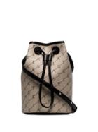 Stella Mccartney Mini Monogram Bucket Bag - Neutrals