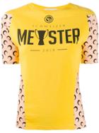 Marine Serre Two-tone T-shirt - Yellow