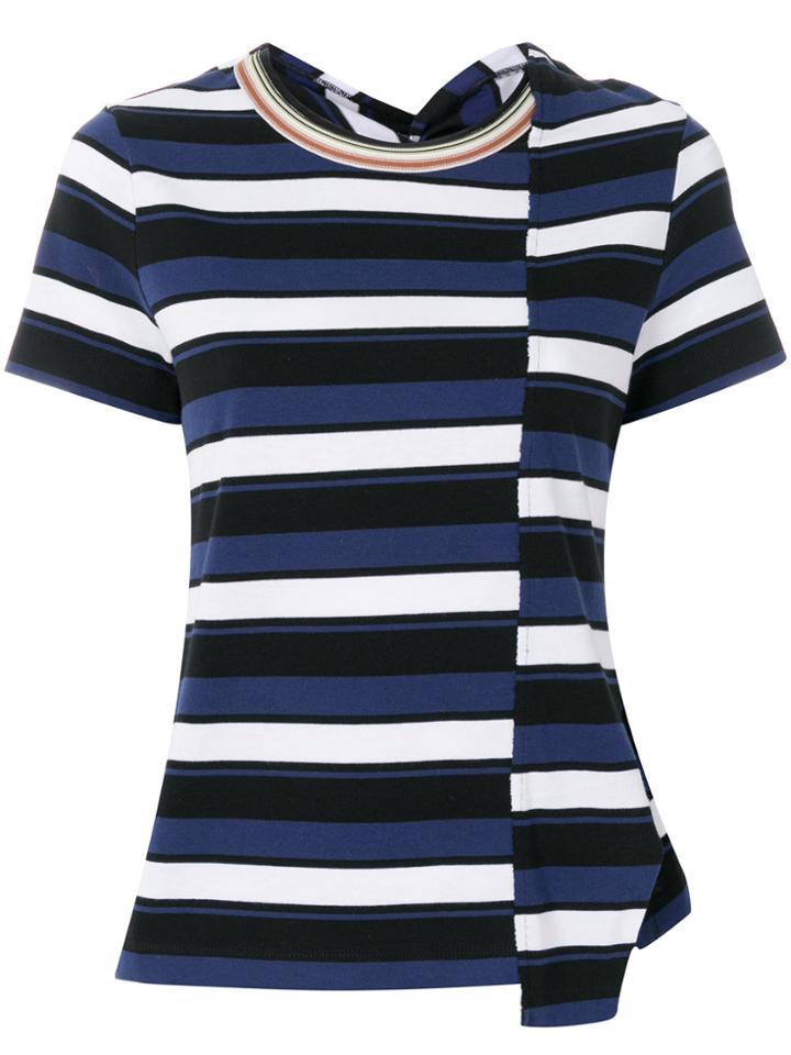 3.1 Phillip Lim Striped Short-sleeve T-shirt - Blue