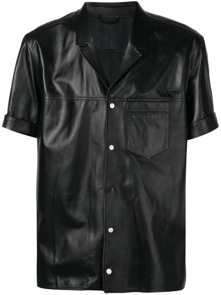 Neil Barrett Camp Collar Shirt - Black