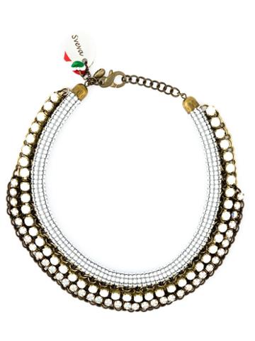 Sveva Collection 'priscella' Necklace, Women's, White
