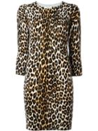 Equipment Leopard Print Dress, Women's, Size: Xs, Nude/neutrals, Silk/cashmere