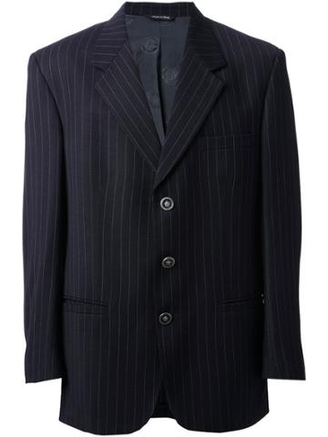 Versus Vintage Pinstripe Suit - Blue