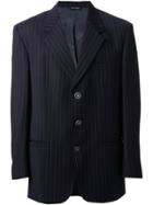 Versus Vintage Pinstripe Suit - Blue