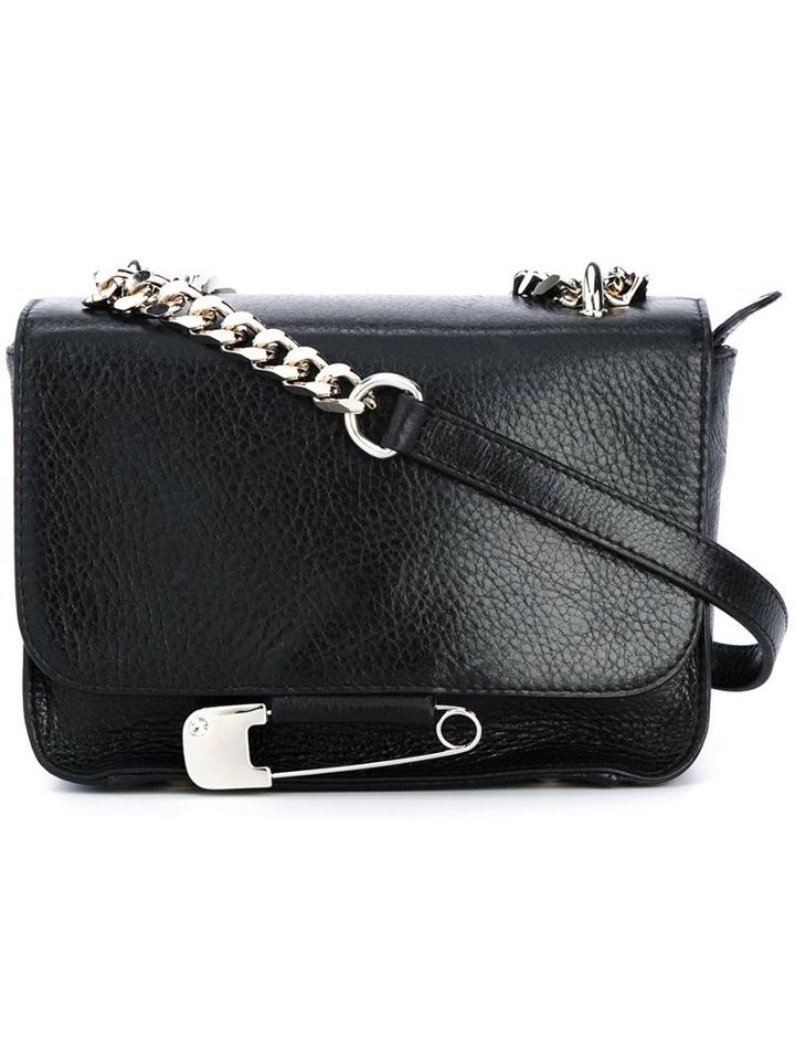 Sonia By Sonia Rykiel Safety Pin Detail Crossbody Bag, Women's, Black