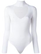 Cushnie Et Ochs High Neck Cut-out Bodysuit