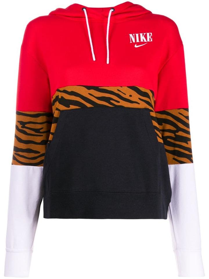Nike Graphic Screen-printed Hoodie - Red