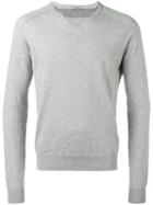 Paolo Pecora - Cut-out Detail Jumper - Men - Cotton - S, Grey, Cotton