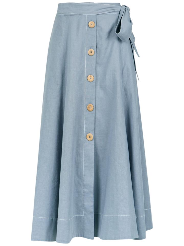 Sissa Gabriela Midi Skirt - Blue