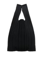 Pleats Please By Issey Miyake Medium Pleated Tote Bag - Black