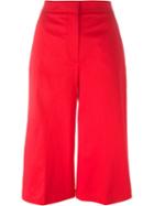 Msgm Wide Leg Cropped Trousers