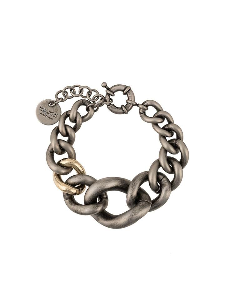 Ermanno Scervino Chain Bracelet - Silver