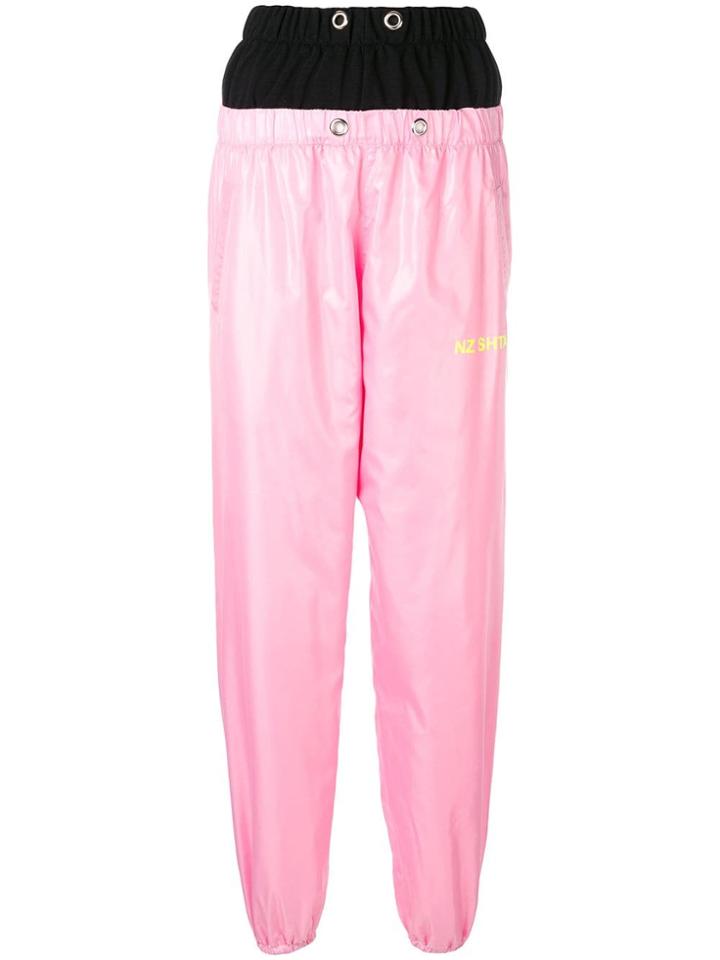 Natasha Zinko Layered Double Joggers - Pink