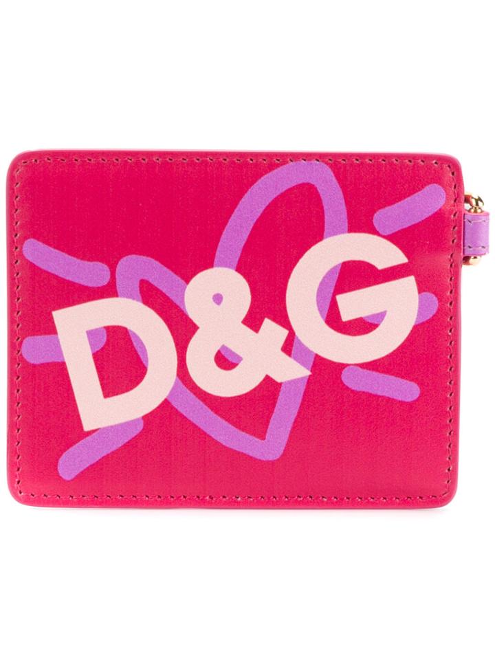 Dolce & Gabbana # Logo Purse - Pink & Purple