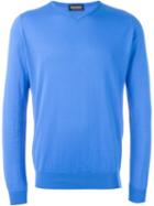 John Smedley 'nolan' Sweater, Men's, Size: Medium, Blue, Cotton