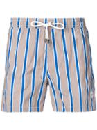 Borrelli Striped Swim Shorts - Grey