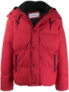 Calvin Klein Hooded Padded Coat - Red