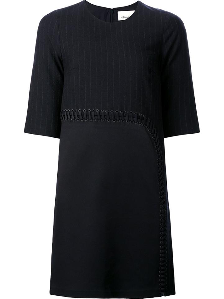 3.1 Phillip Lim Pinstripe Shift Dress - Black