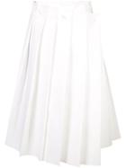 Melitta Baumeister High Rise Midi Skirt - White