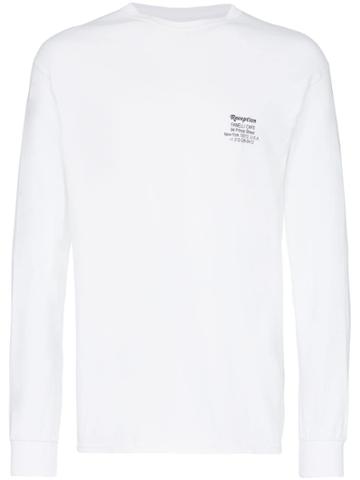 Reception Long Sleeve Printed T-shirt - White