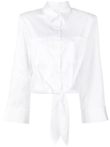 Almaz Knot Shirt - White