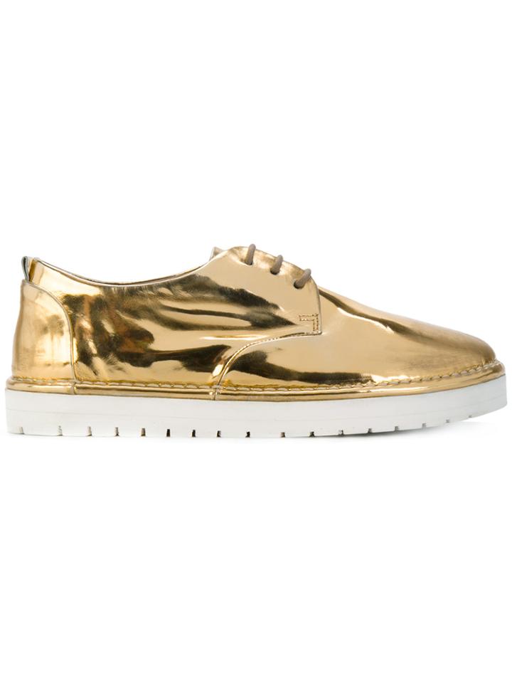 Marsèll Platform Lace Up Shoes - Metallic