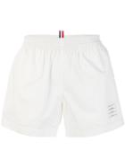 Thom Browne Cotton Twill Rugby Shorts - White