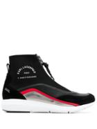 Karl Lagerfeld Vitesse Sock-style Sneakers - Black