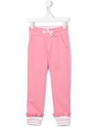 Fendi Kids Ruffled Hem Track Pants, Girl's, Size: 8 Yrs, Pink/purple