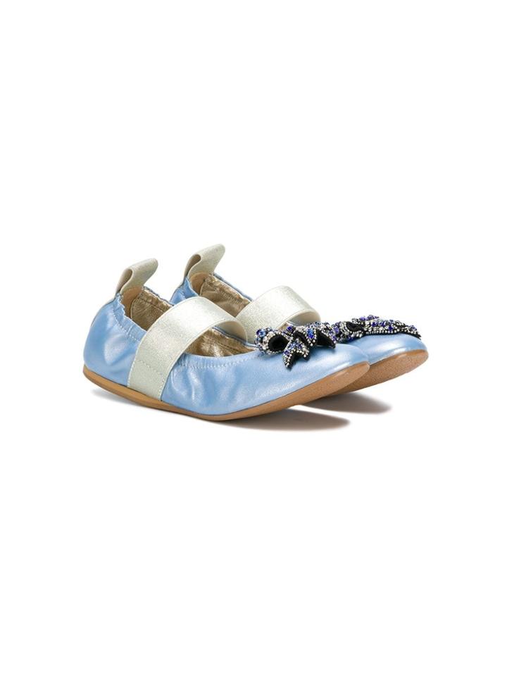 Mi Mi Sol Mi Mi Sol 58305v2t Celeste Leather/fur/exotic Skins->calf