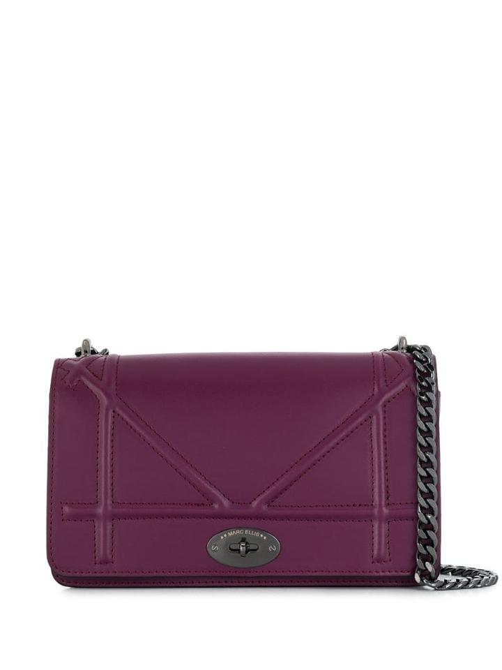 Marc Ellis Medium Shoulder Bag - Purple