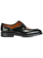 Salvatore Ferragamo Two-tone Derby Shoes - Black