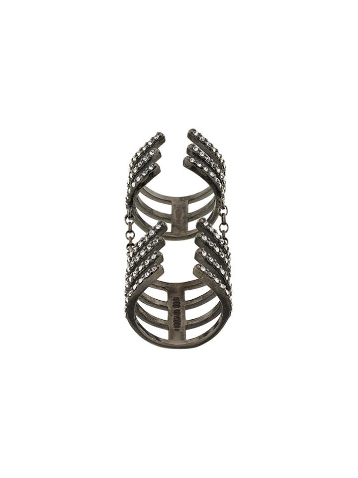 Federica Tosi Armour Ring - Metallic