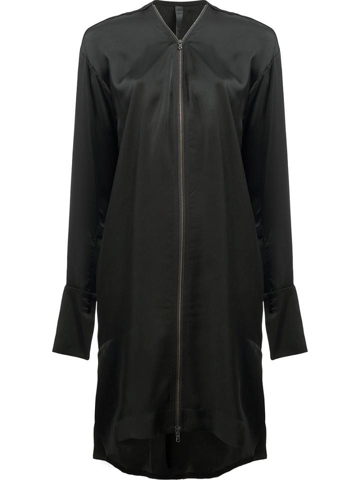 Ilaria Nistri Zip Up Dress, Women's, Size: 40, Black, Viscose