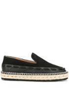 Bottega Veneta Lacing Detail Espadrilles - Black