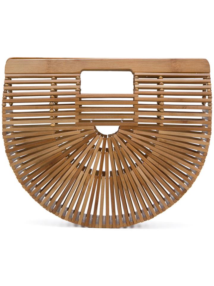 Cult Gaia Small Borsa Gaia Ark Clutch - Brown