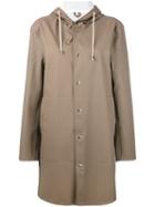 Stutterheim - 'goteborg' Coat - Women - Cotton/polyester/pvc - Xs, Women's, Grey, Cotton/polyester/pvc