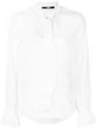 Karl Lagerfeld Pussy-bow Fastening Blouse - White