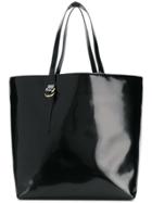 Jil Sander Navy Large Tote Bag - Black