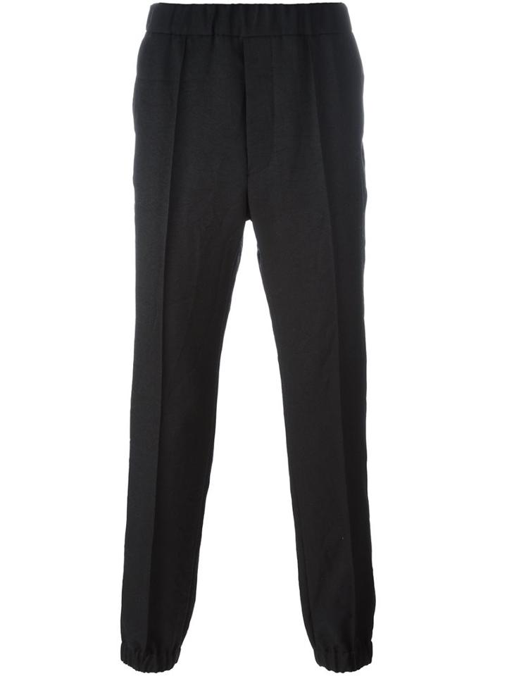 Marni Loose Fit Trousers, Men's, Size: 52, Black, Cotton/polyester