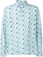 Kiton Hawaii Embroidered Shirt - White