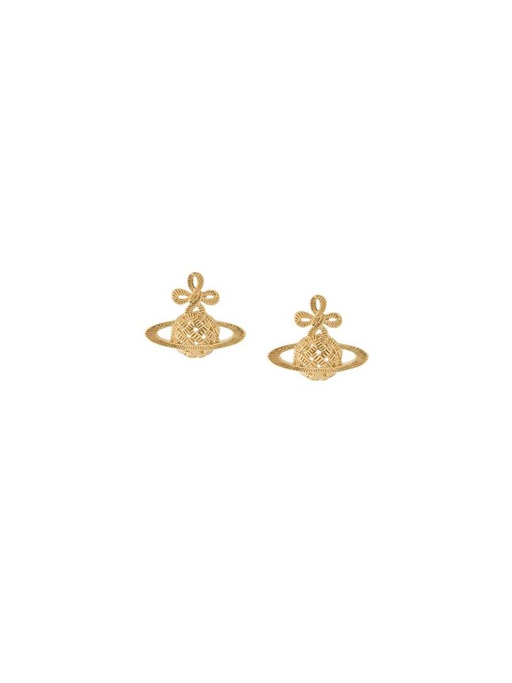 Vivienne Westwood Orb Stud Earrings, Women's, Metallic