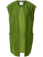 Essentiel Antwerp Top-button Tailored Waistcoat - Green