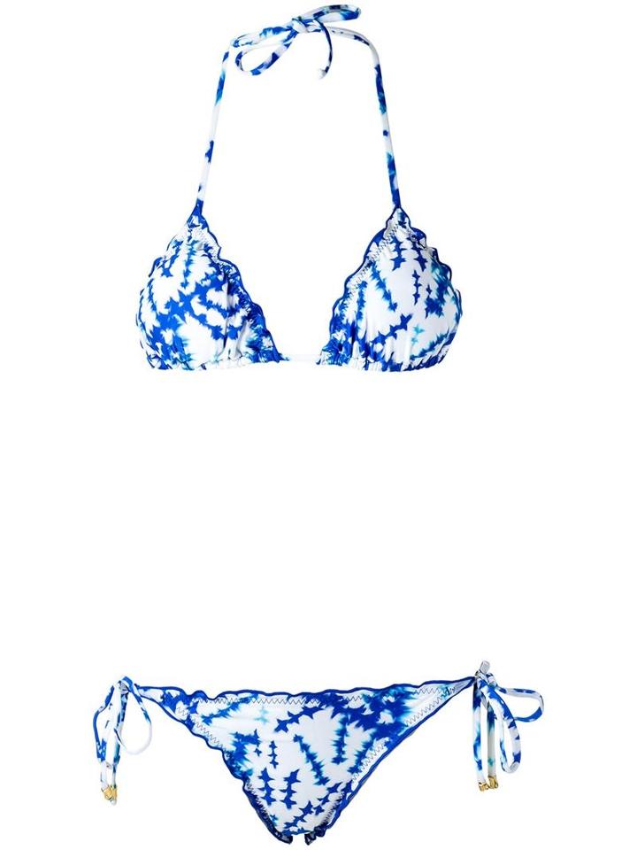 Sub Triangle Bikini Set, Women's, Size: Medium, White, Spandex/elastane/polyamide
