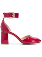 Red Valentino Ankle Strap Pumps - Pink & Purple