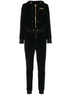 Gcds Zipped Jumpsuit - Black