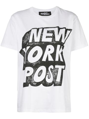 Jeremy Scott New York Post T-shirt - White