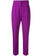 Emilio Pucci Classic High-waisted Trousers - Purple