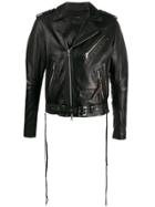 Amiri Stud-embellished Biker Jacket - Black