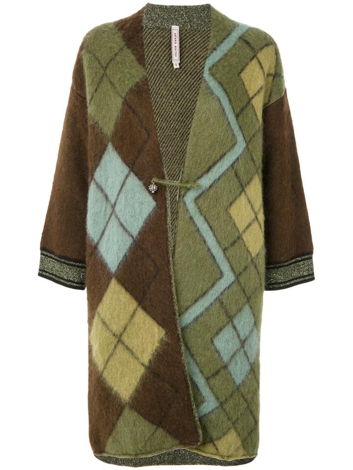 Antonio Marras Longline Cardigan - Brown